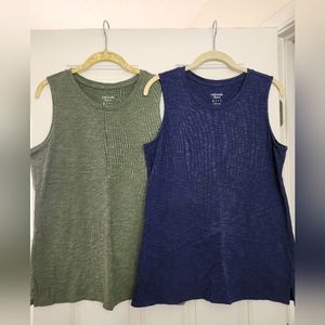 Set of 2 Denim & Co. Tank Tops Size Small